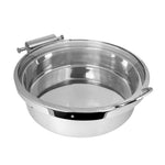 Steelite DWH Round Hinged Induction Chafer with Full Glass Lid 508mm