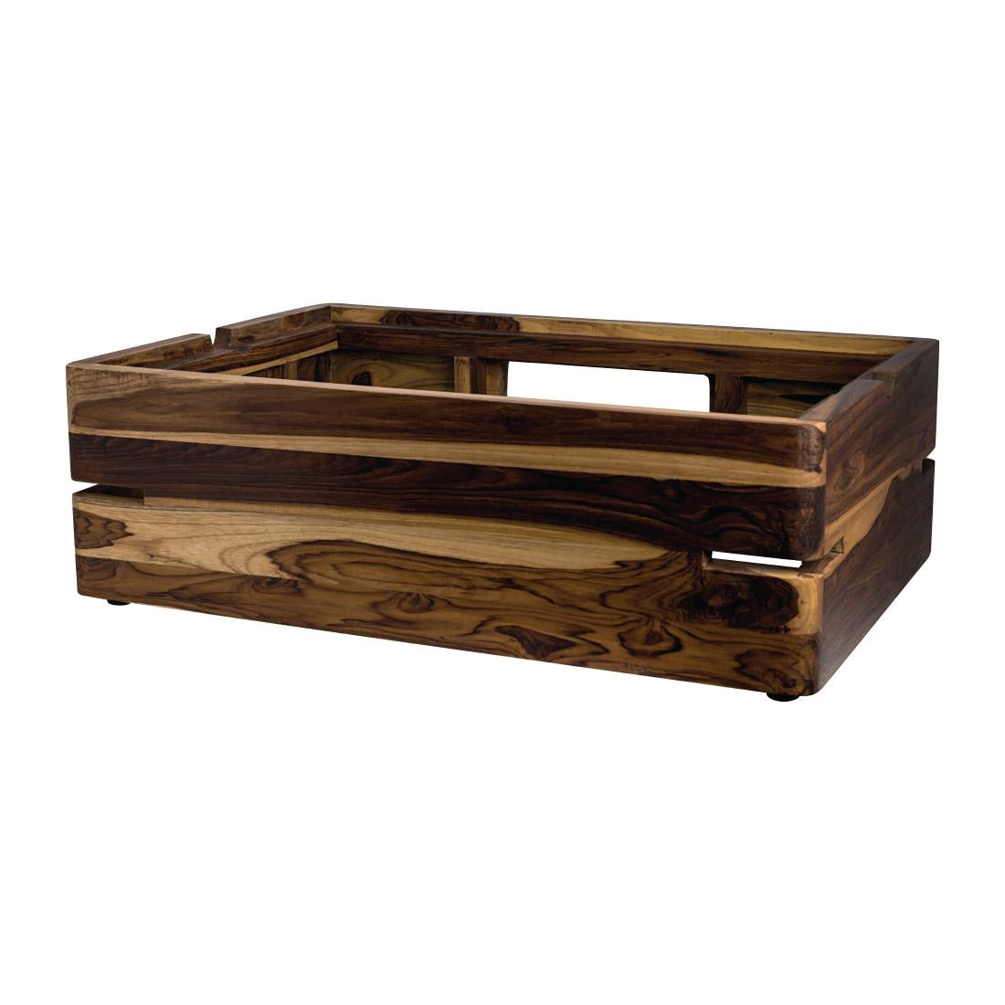 Steelite D.W. Haber Fusion Buffet Riser 1/1 Gastronorm Teak