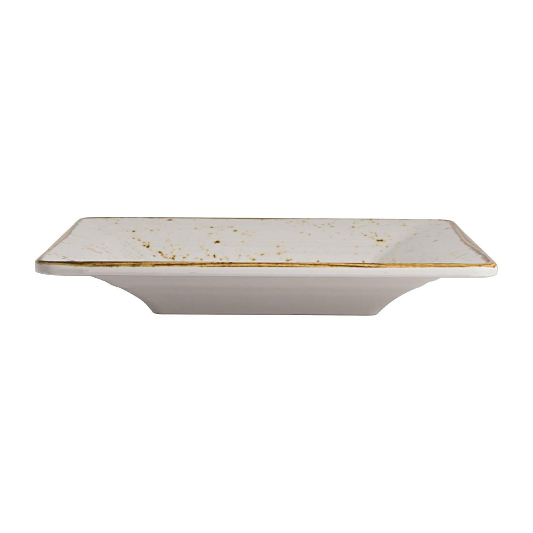 Steelite Craft White Buffet Square Pebble Bowls 254mm (6 Pack)