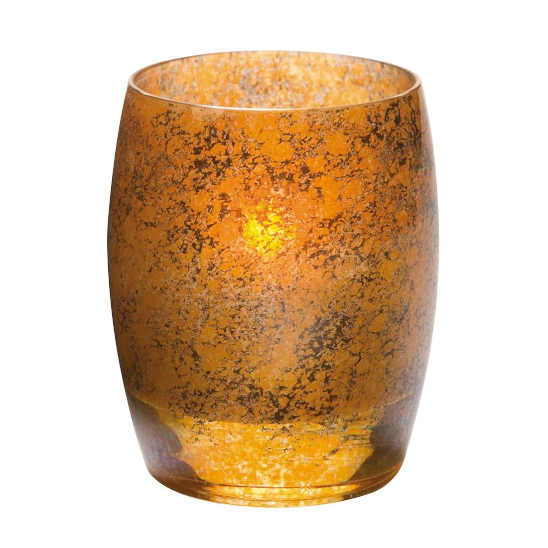Steelite Contour Glasses Votives Antique Gold 95mm (12 Pack)