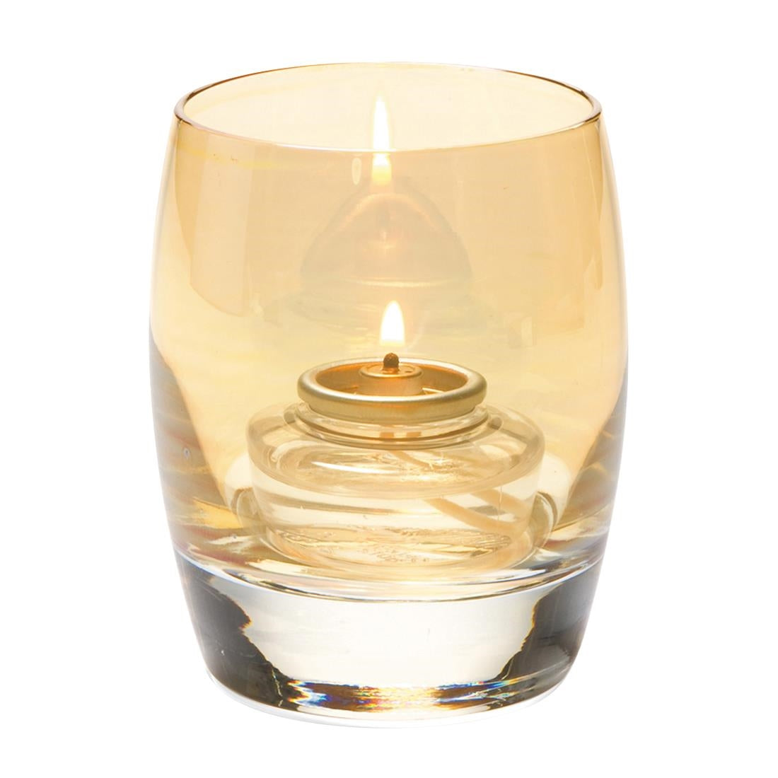 Steelite Contour Glasses Votives Gold Lustre 95mm (12 Pack)