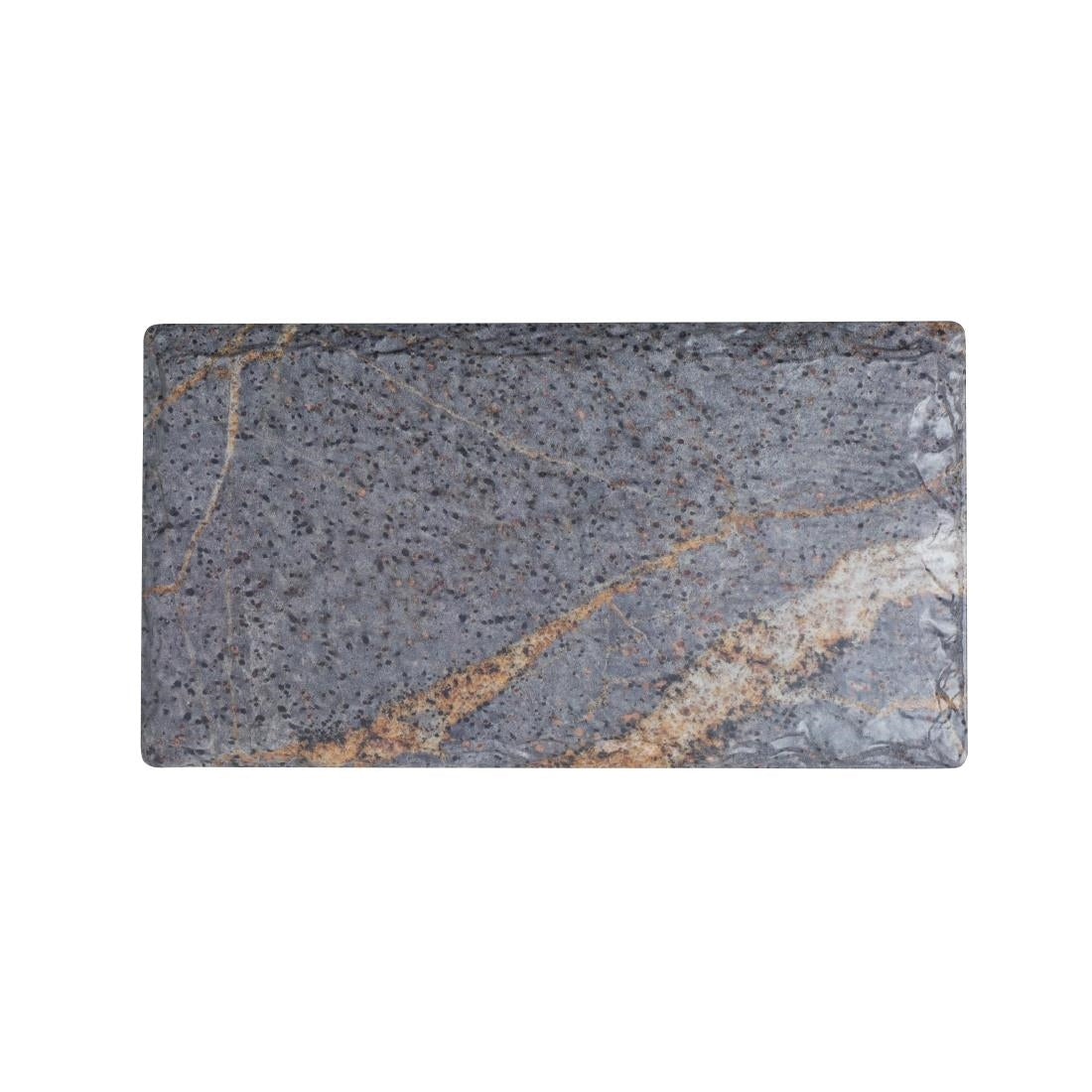 Steelite Quarry Rectangular Trays GN 1/3 (2 Pack)