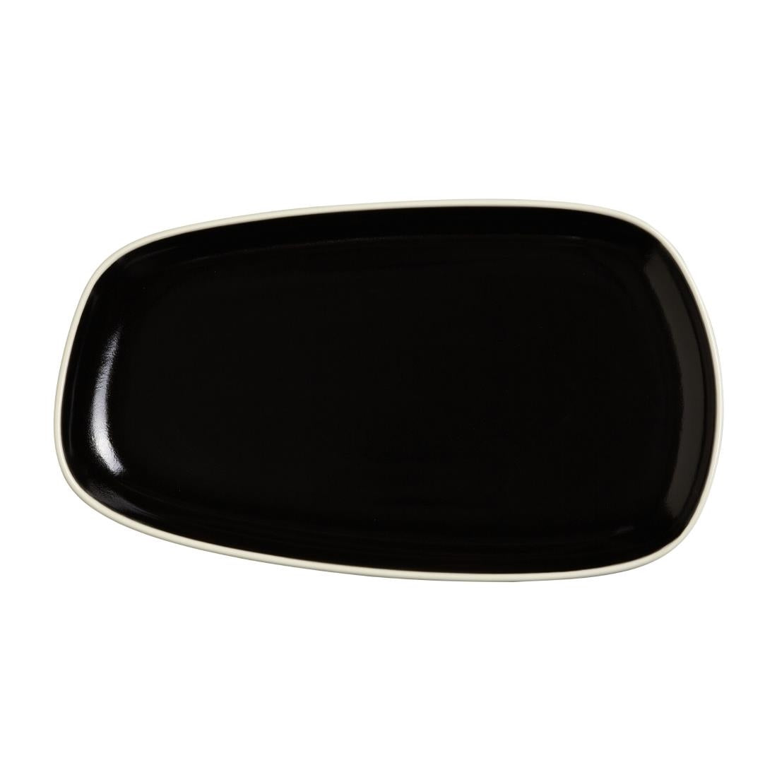 Steelite Nyx Nordic Platters Black 338mm (6 Pack)