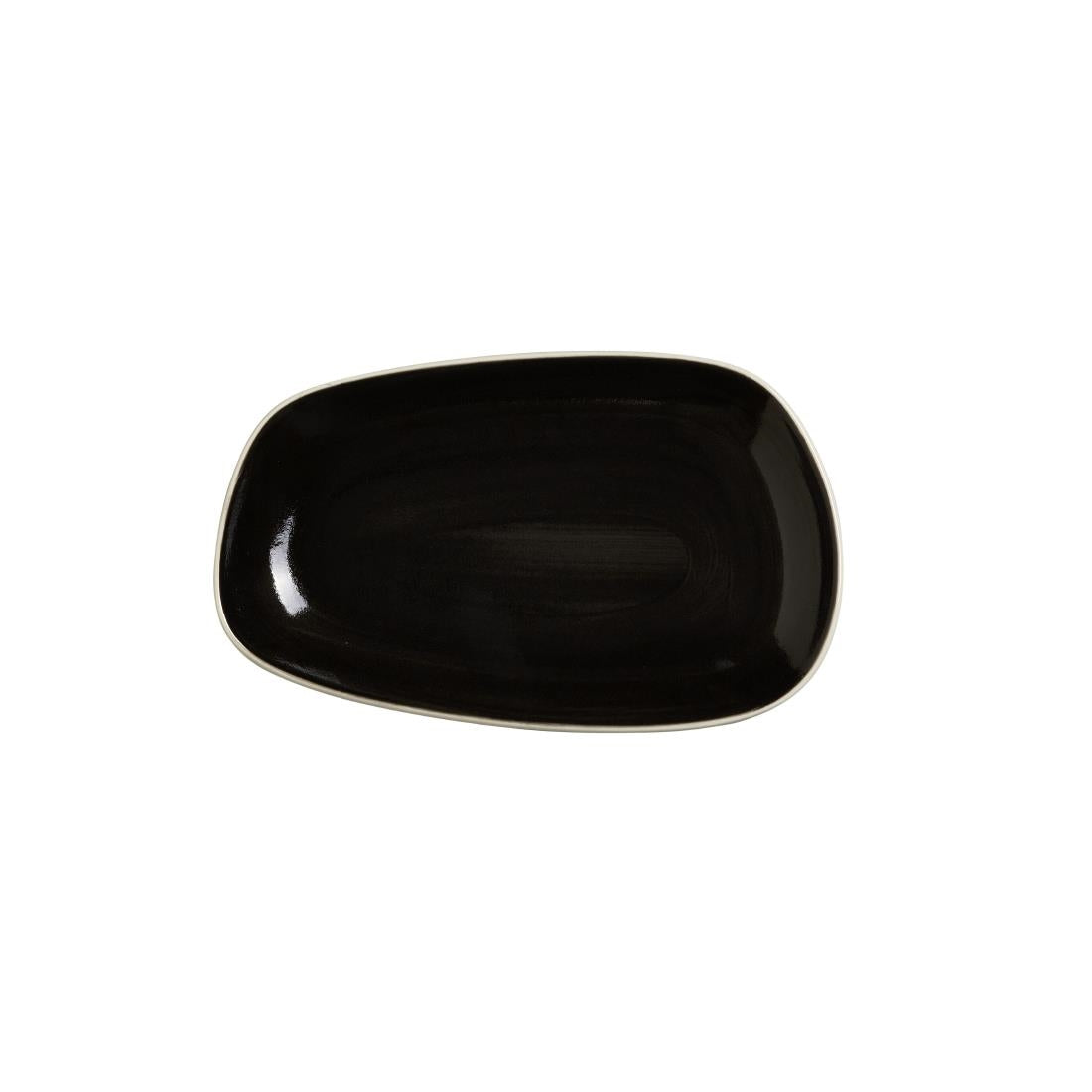 Steelite Nyx Nordic Platters Black 226mm (12 Pack)