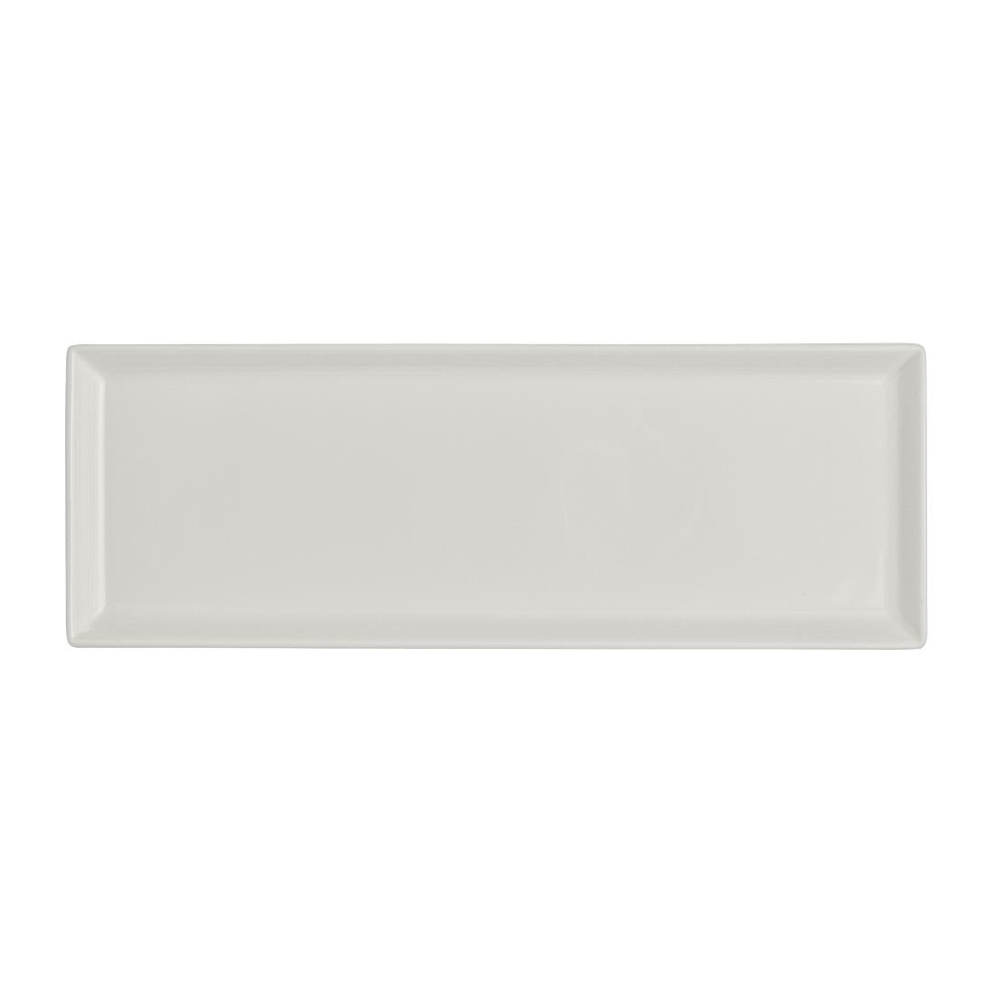 Steelite Rene Ozorio White Album Rectangular Trays 284x102.5mm (12 Pack)