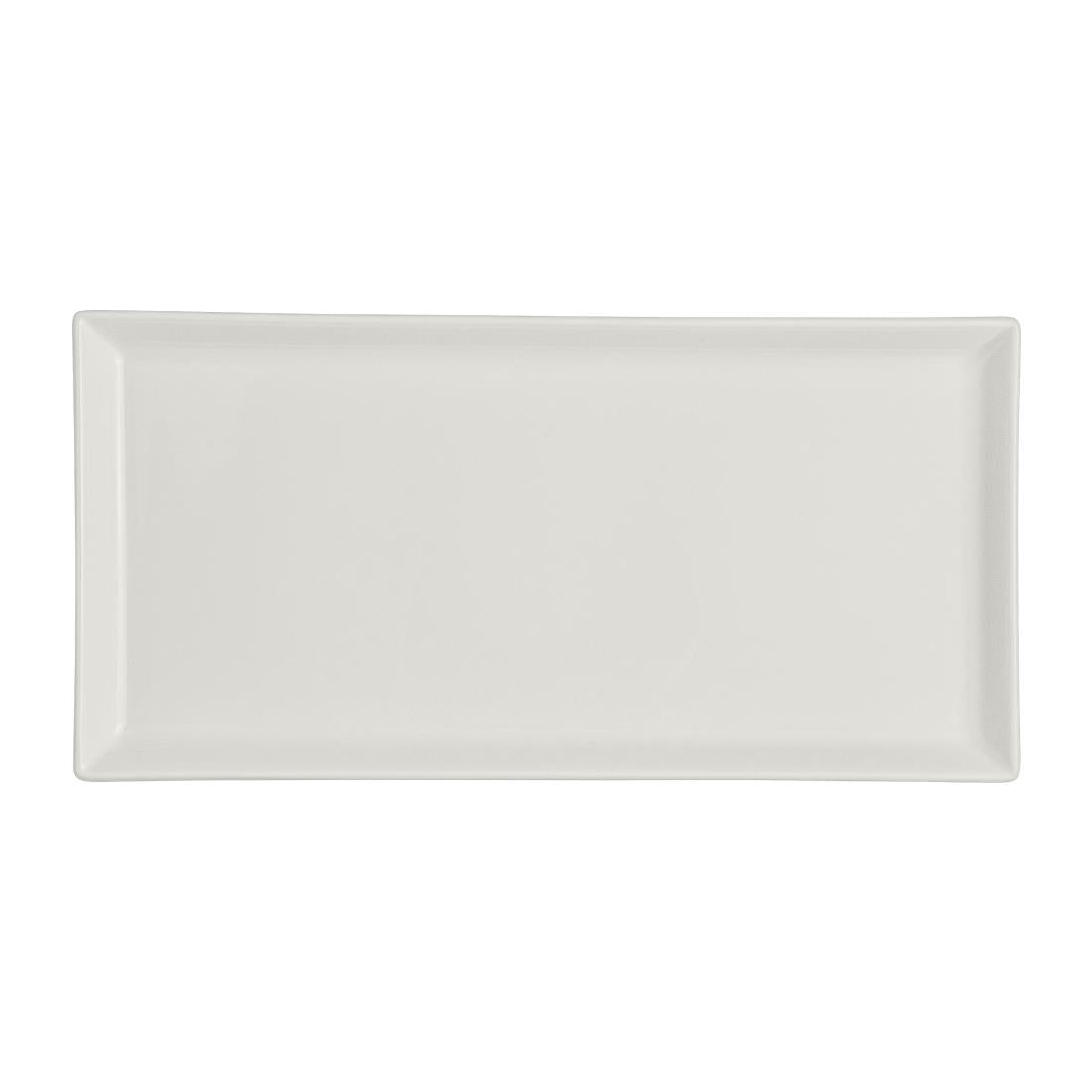 Steelite Rene Ozorio White Album Rectangular Trays 238x117.5mm (12 Pack)