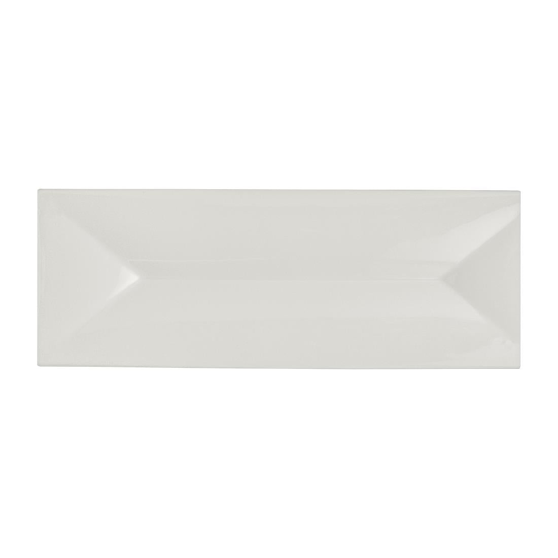 Rene Ozorio White Album Rectangular Trays with Indent 285x100mm (12 Pack)