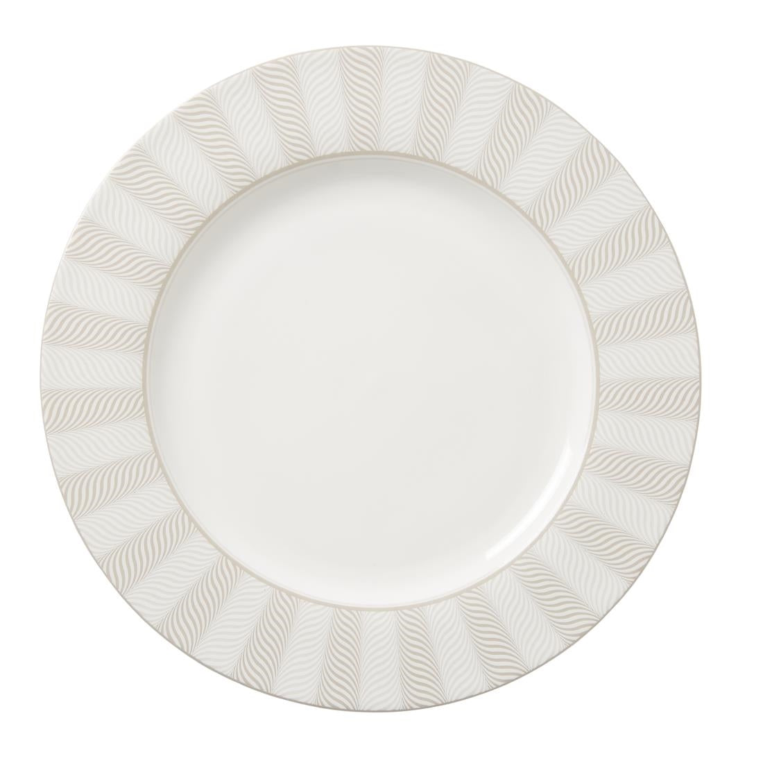 William Edwards Bakewell Classic Plates Taupe 300mm (12 Pack)