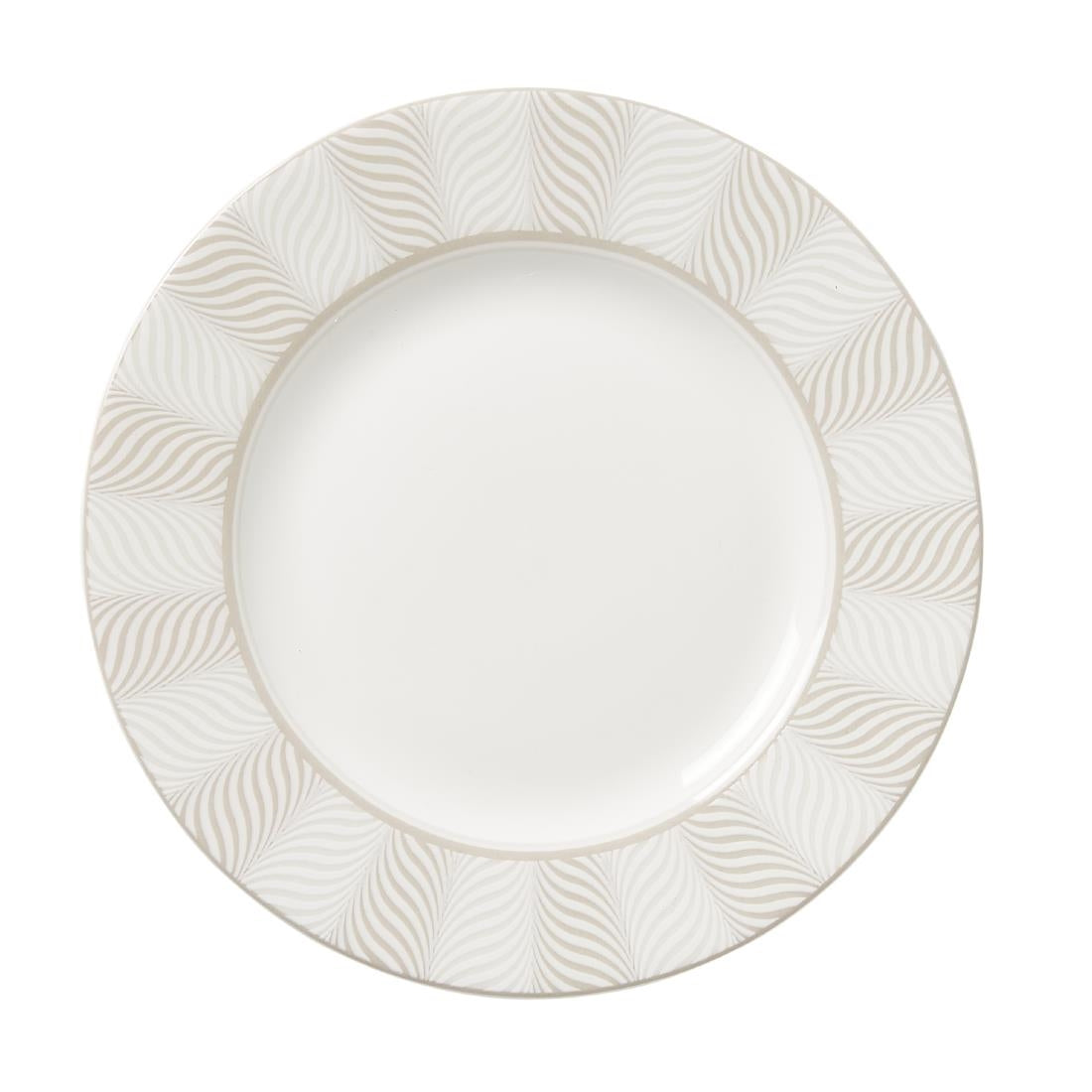 William Edwards Bakewell Classic Plates Taupe 168mm (12 Pack)