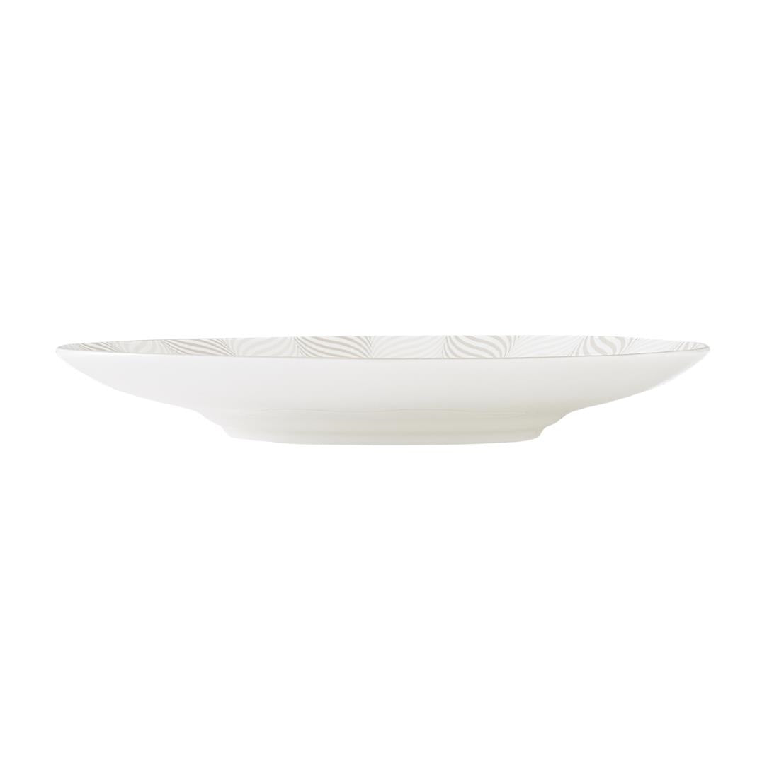 William Edwards Bakewell Coupe Saucers Taupe 160mm (12 Pack)