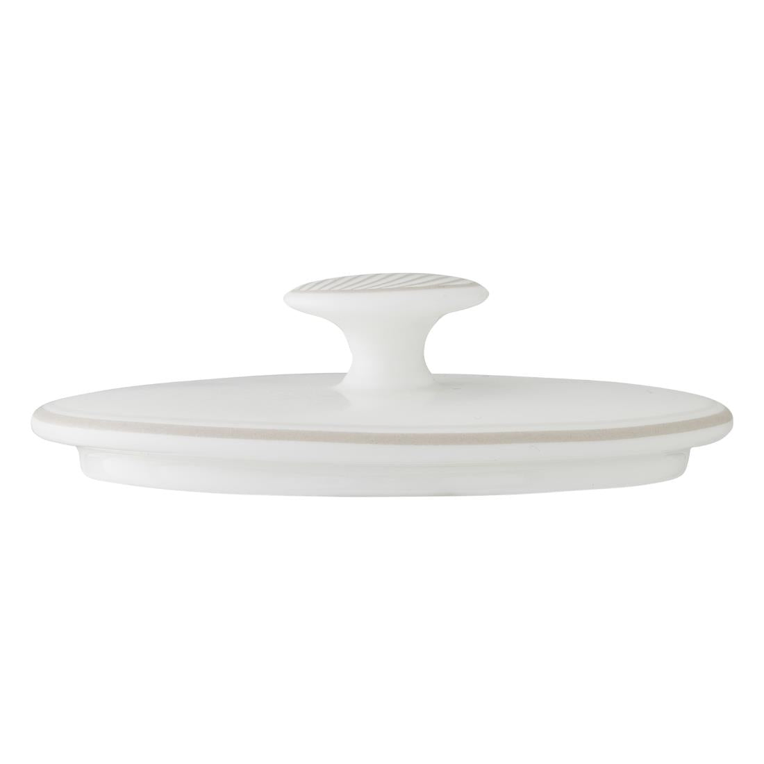 William Edwards Bakewell Lids for Coupe Covered Sugar Bowls Taupe (12 Pack)