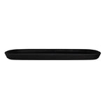 Steelite Cali Rectangle Trays Black 368x177mm (6 Pack)