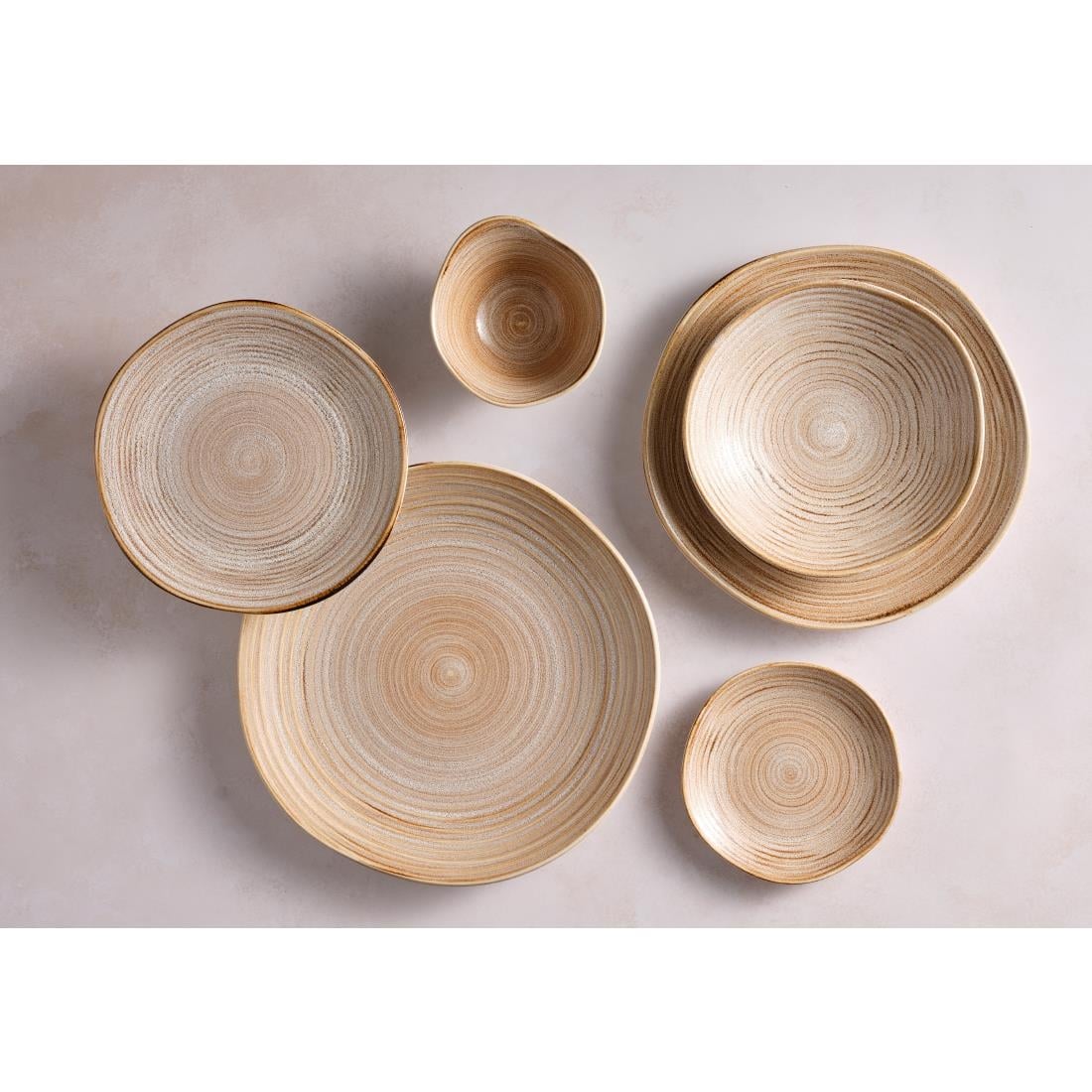 Steelite Orbita Tall Bowls Fuse Sable 180mm (12 Pack)