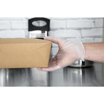 Vogue Powder-Free Vinyl Gloves Clear Medium (100 Pack)