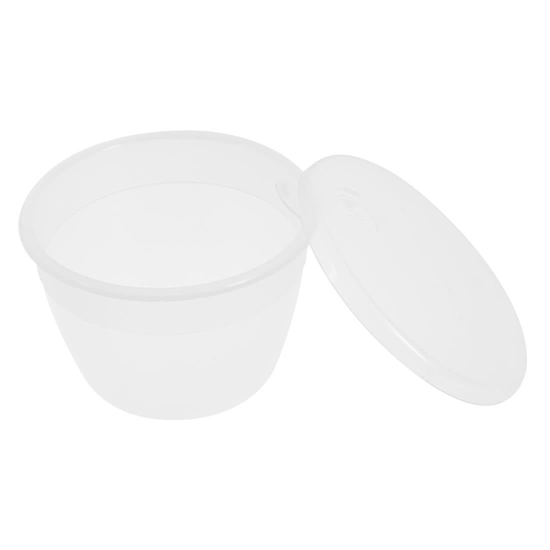 KitchenCraft Polypropylene Pudding Basins 140ml (6 Pack)