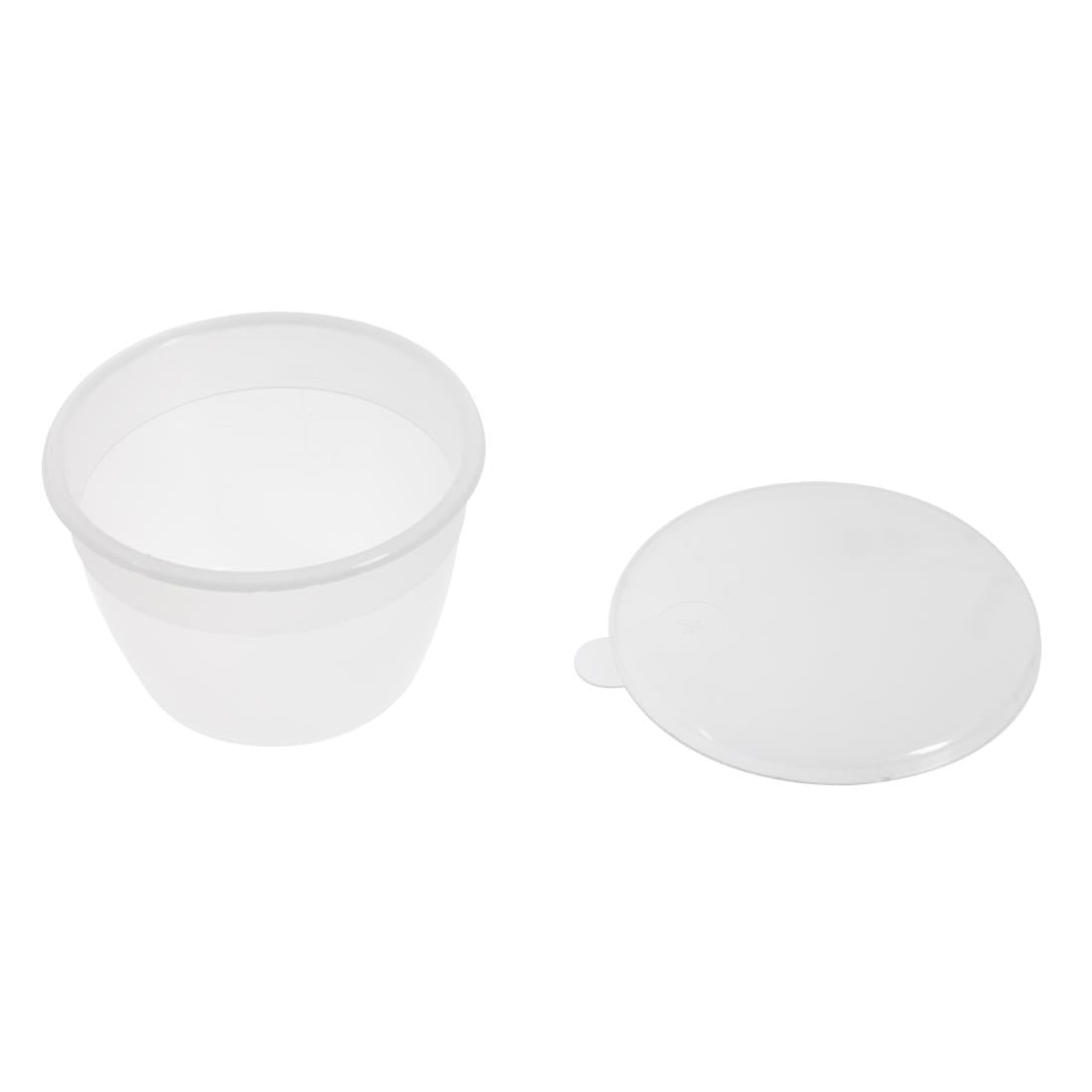 KitchenCraft Polypropylene Pudding Basins 140ml (6 Pack)