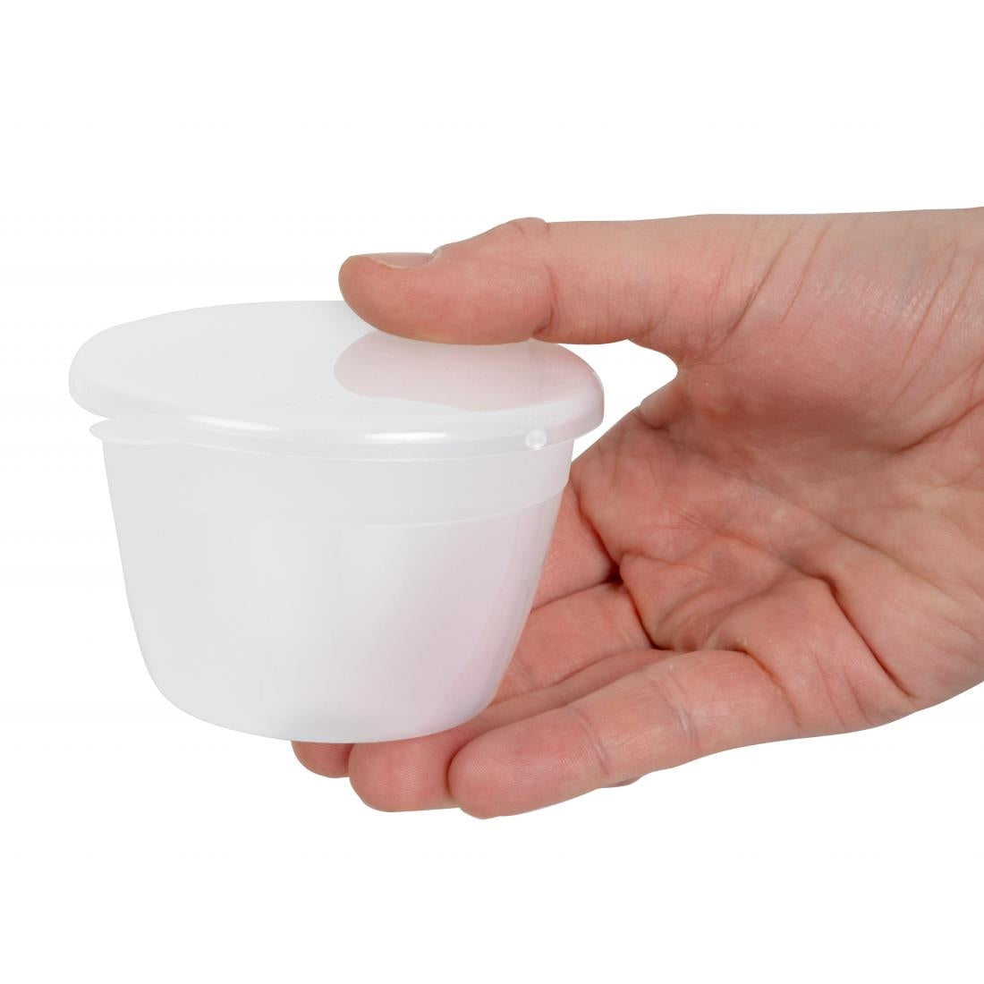 KitchenCraft Polypropylene Pudding Basins 140ml (6 Pack)