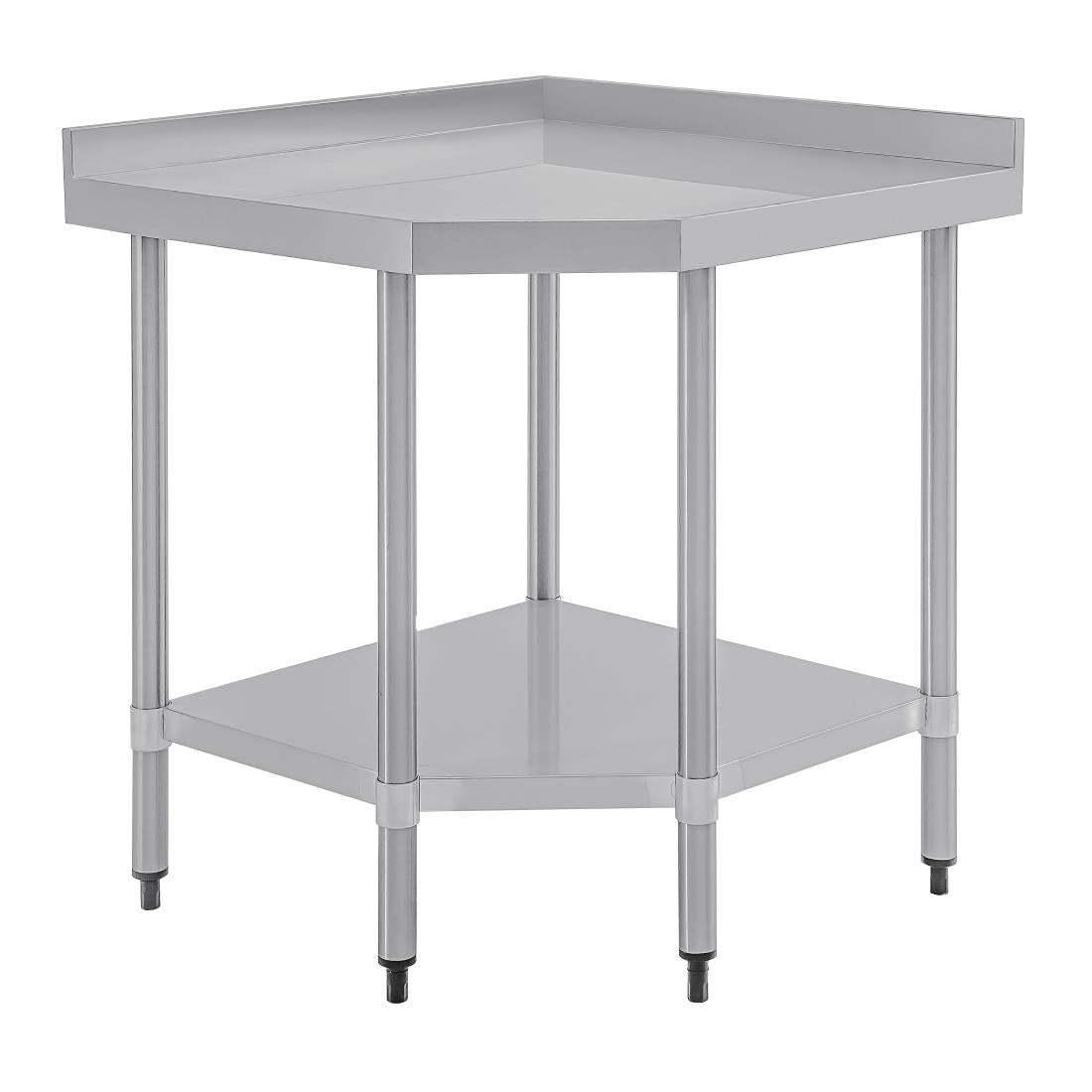 Vogue Stainless Steel Corner Table 600mm product image
