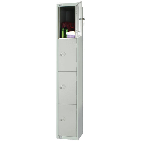 Elite Four Door Camlock Locker Grey