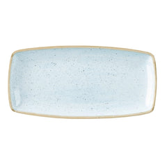 Churchill Stonecast Rectangular Plate Duck Egg Blue 250mm x12