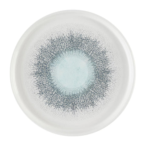Churchill Studio Prints Fusion Aquamarine Chefs' Walled Plate 210mm (Pack of 6)