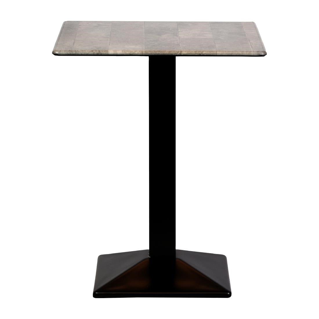 Turin Metal Base 700mm Square Poseur Table product image