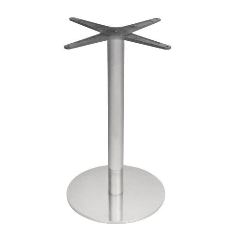Bolero Stainless Steel Round Table Base
