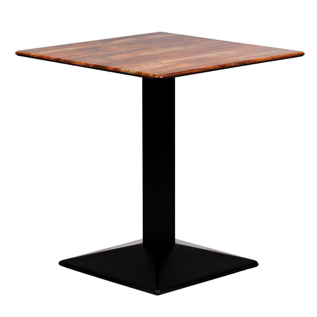 Turin Metal Base 700mm Square Dining Table product image