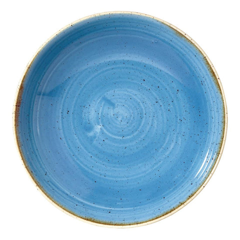 Churchill Stonecast Round Coupe Bowl Cornflower Blue 248mm (Pack of 12)