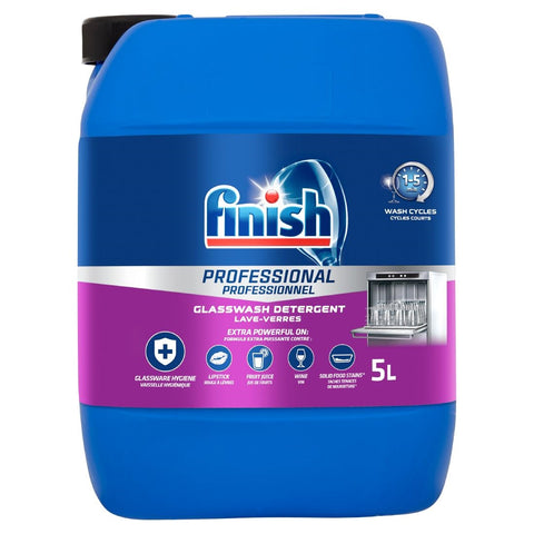 Finish Professional Cabinet Glasswasher Detergent 5Ltr