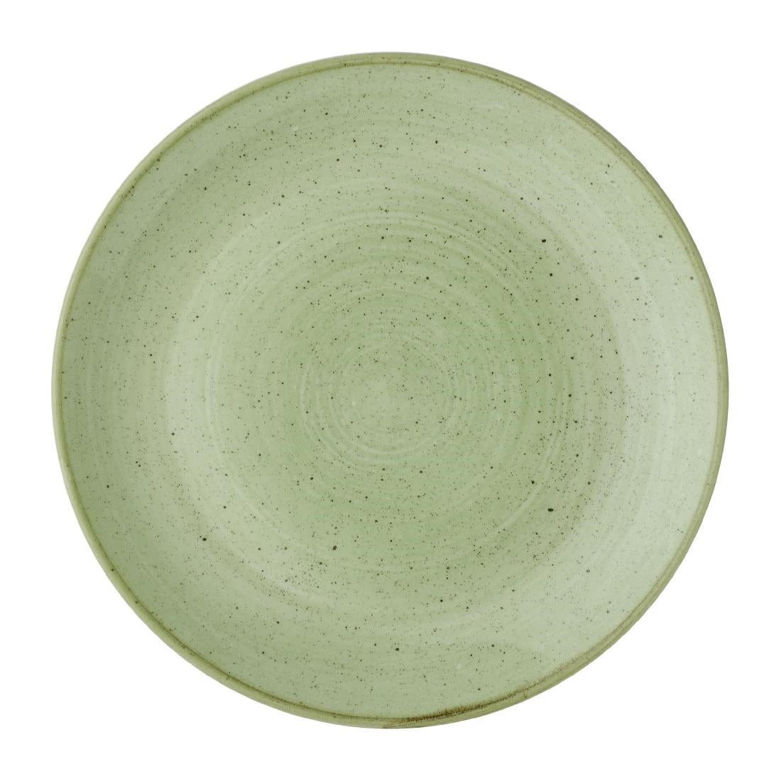 Churchill Stonecast Sage Green Coupe Plate product image