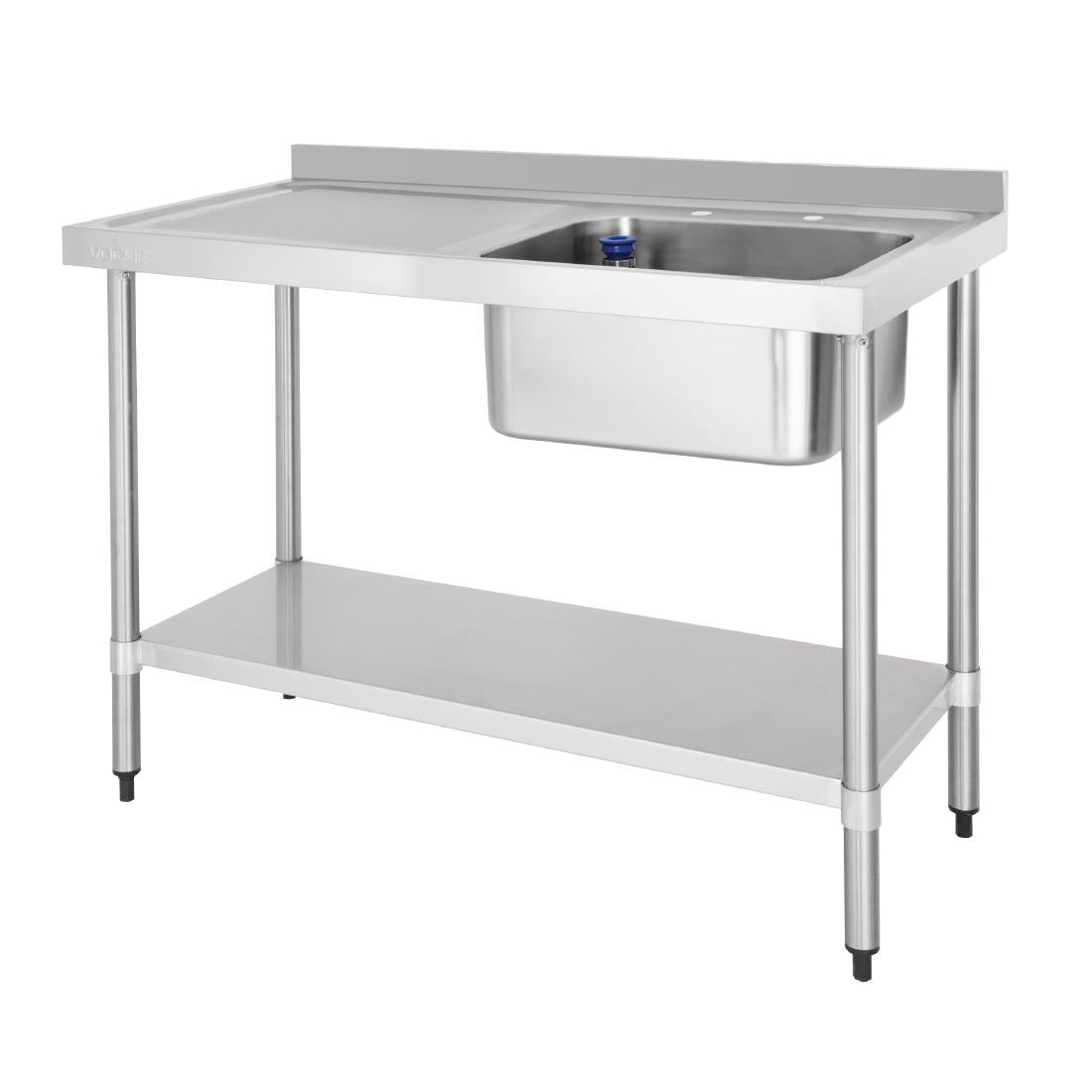 Vogue Single Sink Left Hand Drainer 1200mm product image