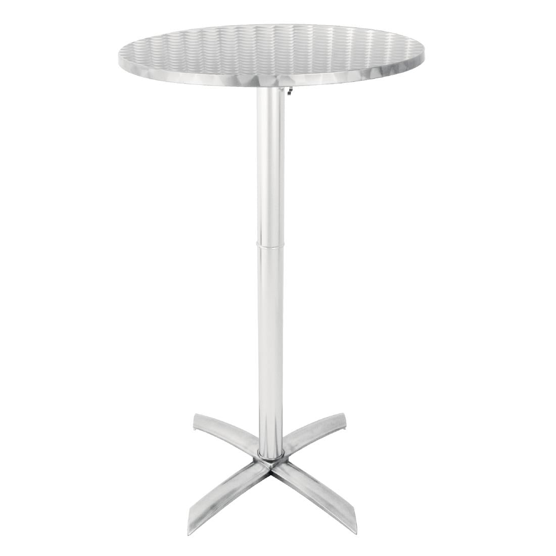 Bolero Round Flip Top Poseur Table Stainless product image