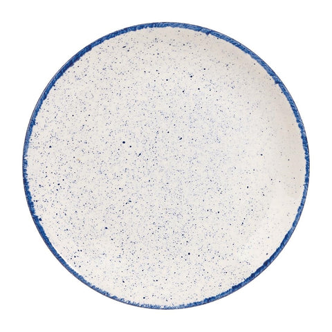 Churchill Stonecast Hints Coupe Plates Indigo Blue 165mm (Pack of 12)