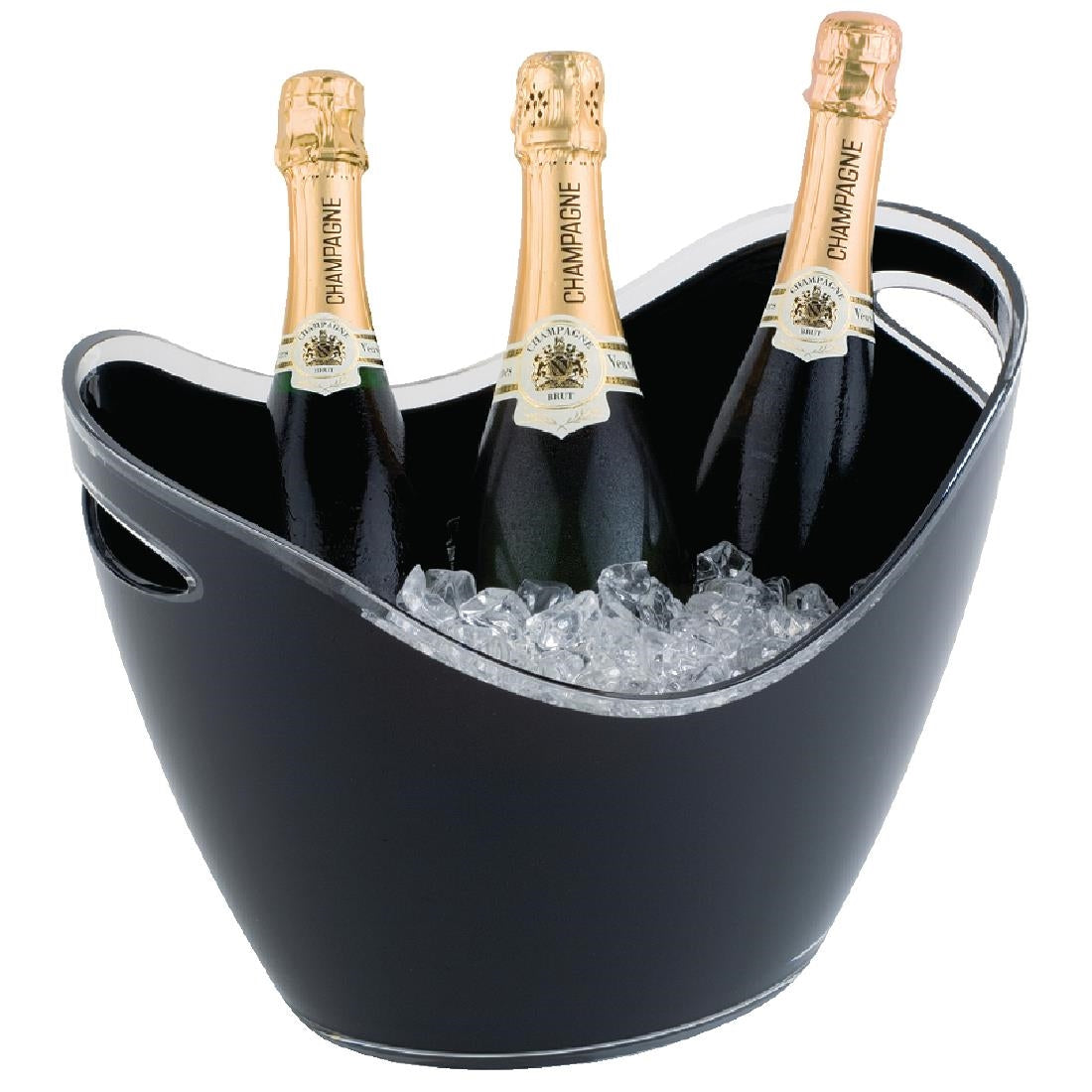 APS Black Acrylic Wine And Champagne Bucket product image