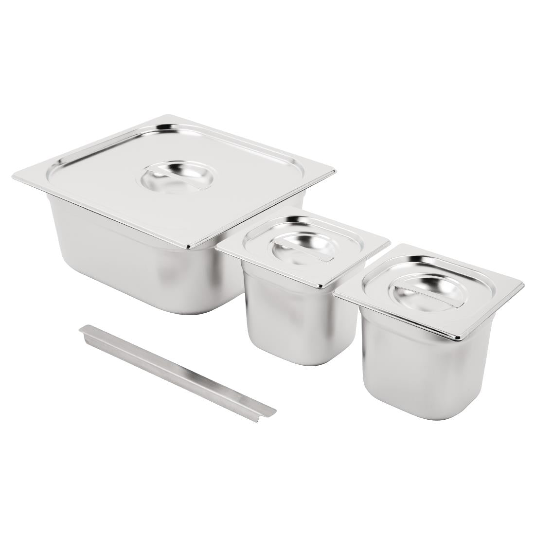 Vogue Stainless Steel Gastronorm Tray Set 2x product image