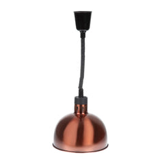 Buffalo Retractable Dome Heat Lamp – Copper Finish