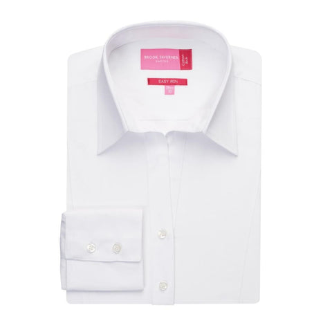 Brook Taverner Ladies Palena Long Sleeve Shirt White Size 12