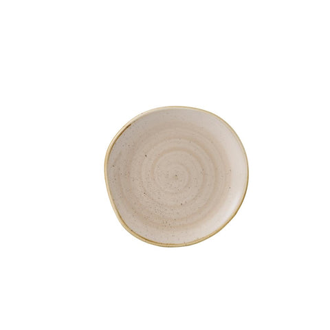 ChurchillÂ  Stonecast Round Plate Nutmeg Cream 186mm (Pack of 12)