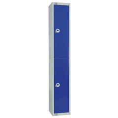 Elite Double Door Electronic Combination Locker – Blue