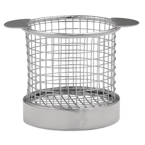 Olympia Chip basket Round with Ears 80mm