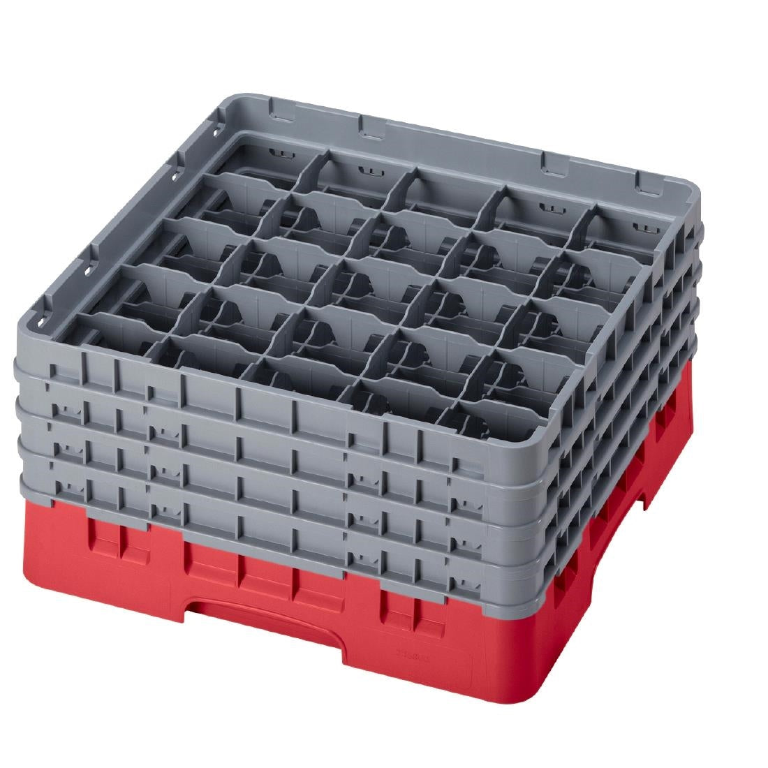 Cambro Camrack Red 25 Compartments Max Glass product image