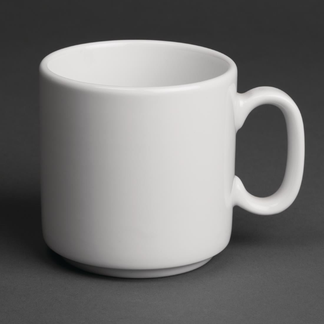 Royal Porcelain Classic White China Mugs product image