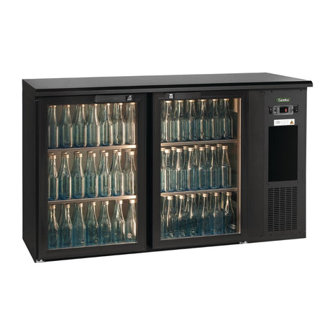 E3 2 x glass door undercounter bottle cooler