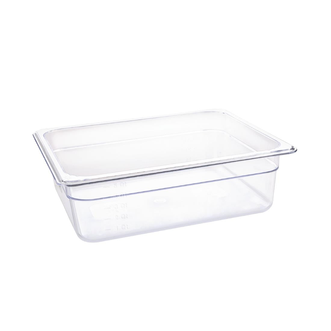Vogue Polycarbonate 1/2 Gastronorm Container product image