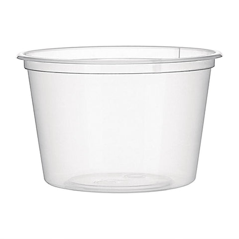 Fiesta Recyclable Plastic Microwavable Deli Pots 100ml / 3.5oz (Pack of 100)