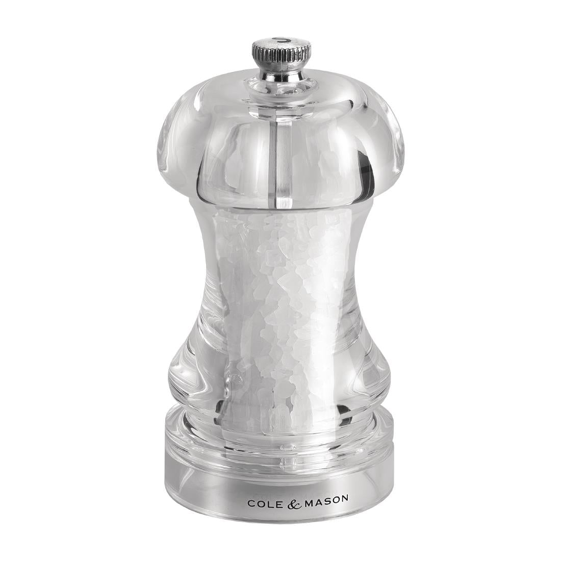 Cole & Mason Acrylic Salt Mill Capstan 4.5in product image