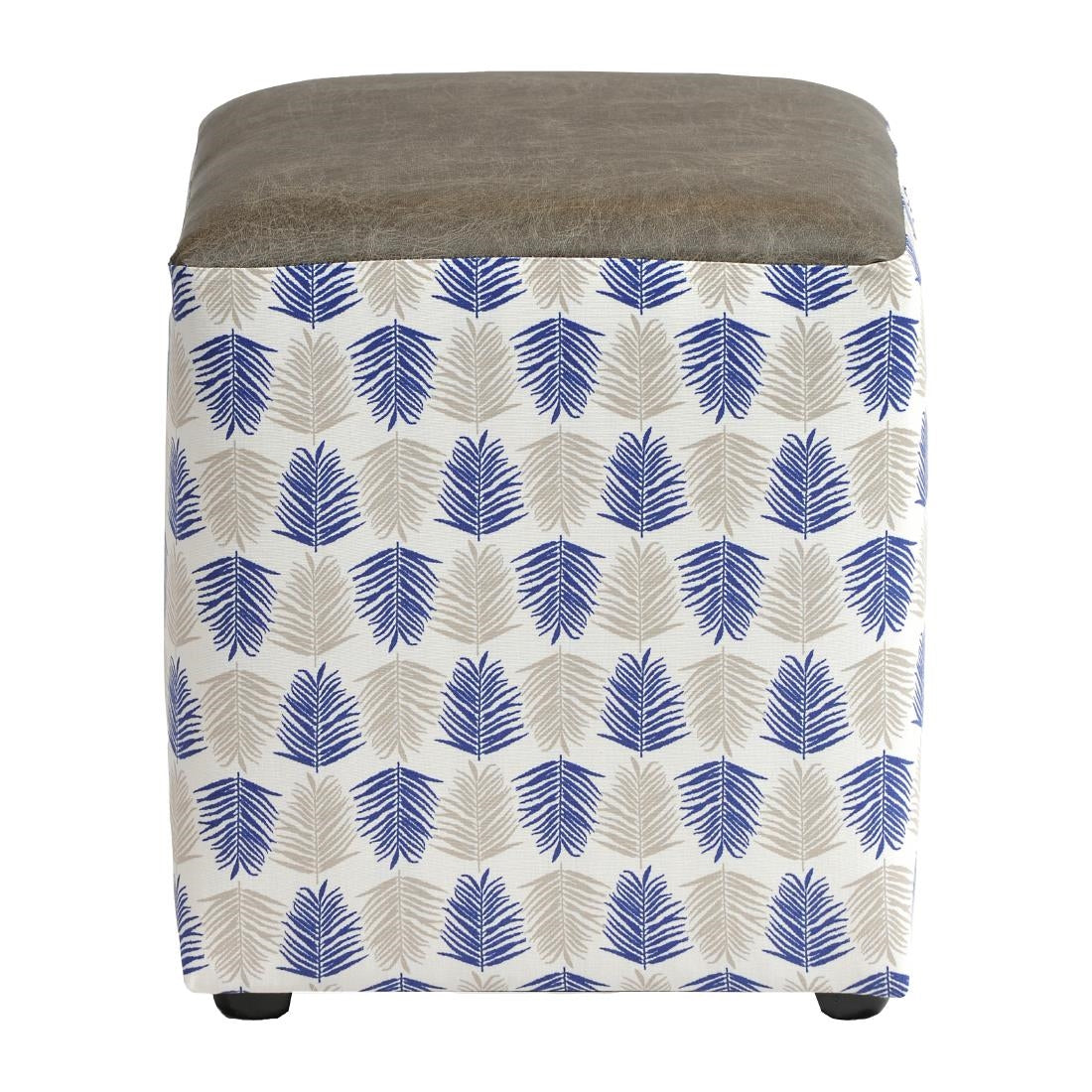 Alfresco Cube Ash Stool Marine product image