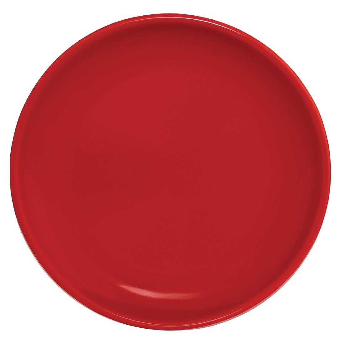 Olympia Cafe Coupe Plate Red - 205mm 8" product image