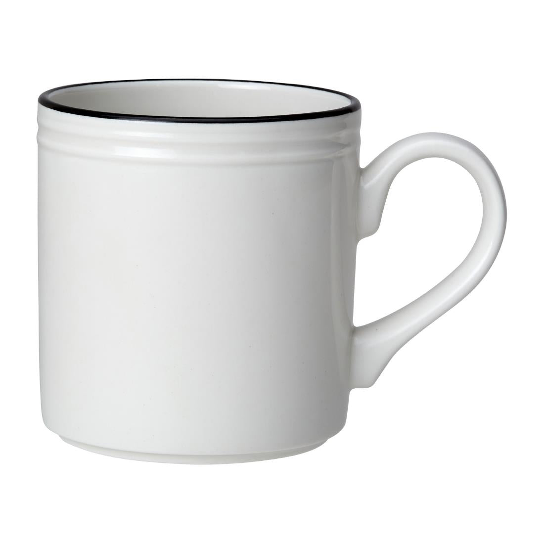 Steelite Bead Black Band Mugs 285ml product image